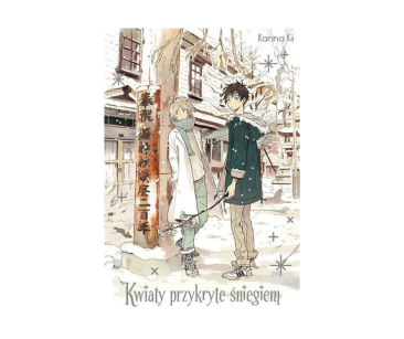 Kwiaty przykryte śniegiem